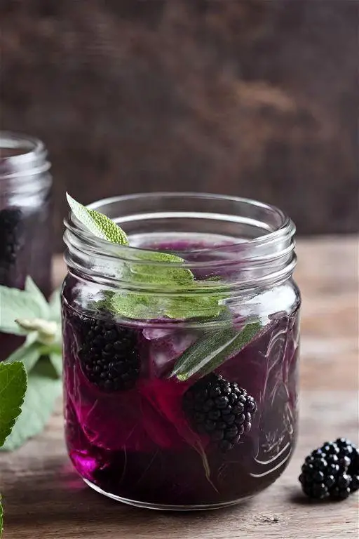 Blackberry Sage Detox Juice