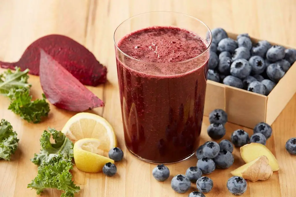 Blueberry Beet Cleanse Juice