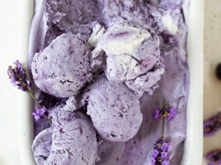 Blueberry Lavender Shaved Ice