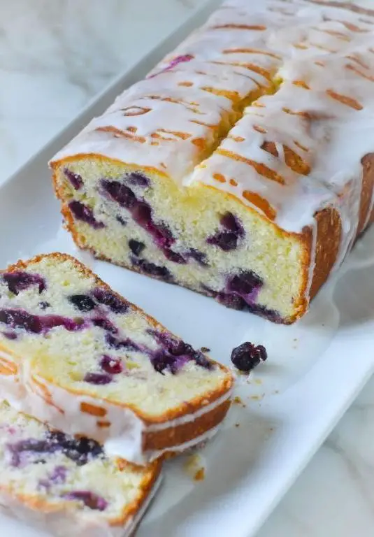 Blueberry Lemon Pound Cake
