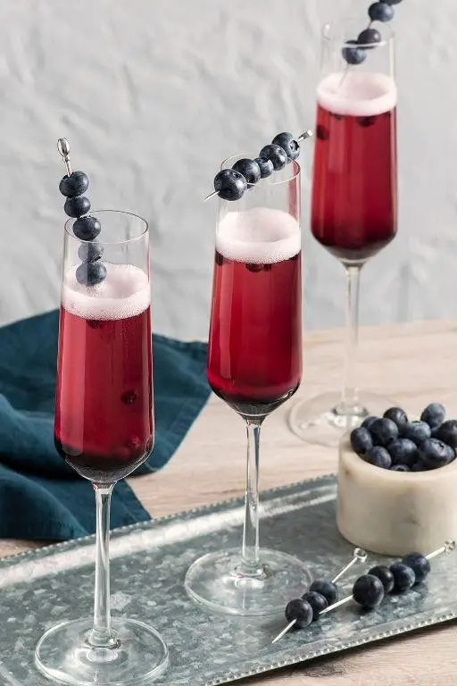 Blueberry Mimosa