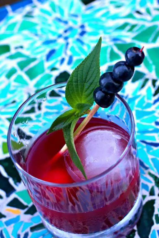 Blueberry Old Fashioned