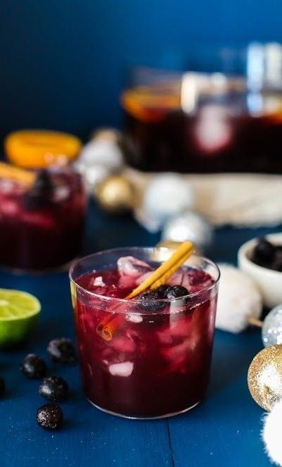 Blueberry Rum Punch