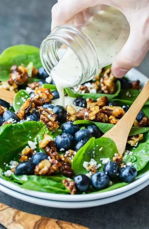 Blueberry Spinach Lemon Juice