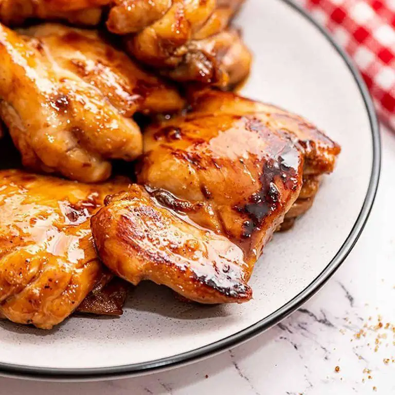 Boneless Chicken Thighs with Quick Teriyaki Glaze