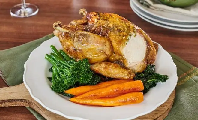 Braised Guinea Fowl with Vegetables