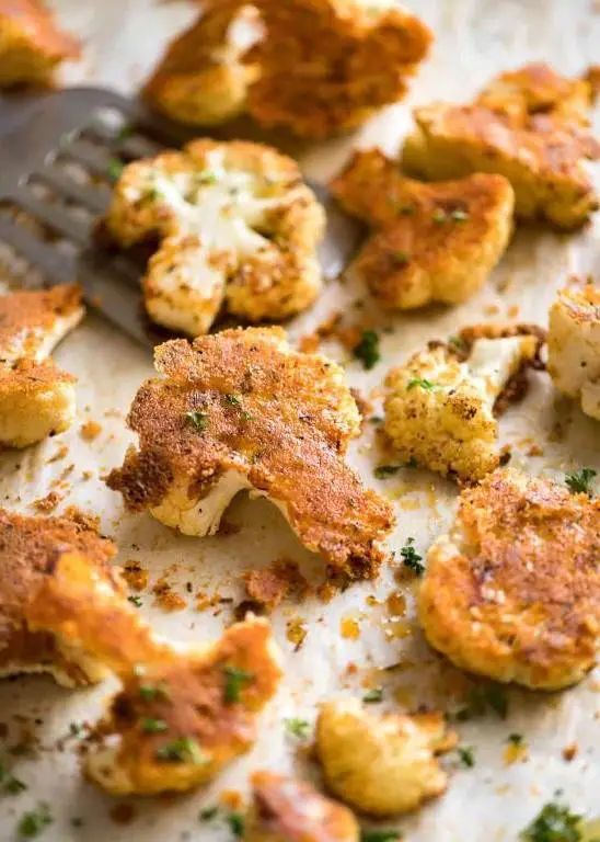 Bread Crumb and Parmesan Crusted Cauliflower
