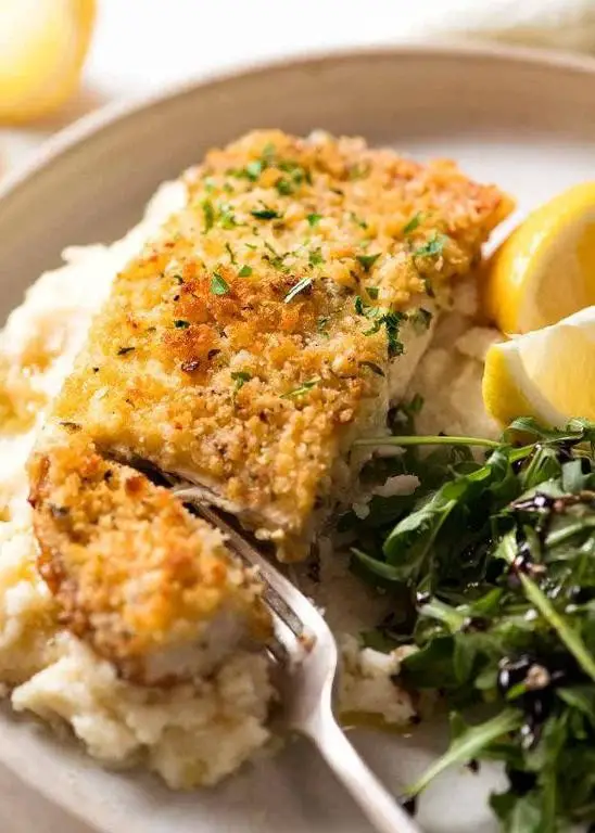 Breaded Fish Parmesan