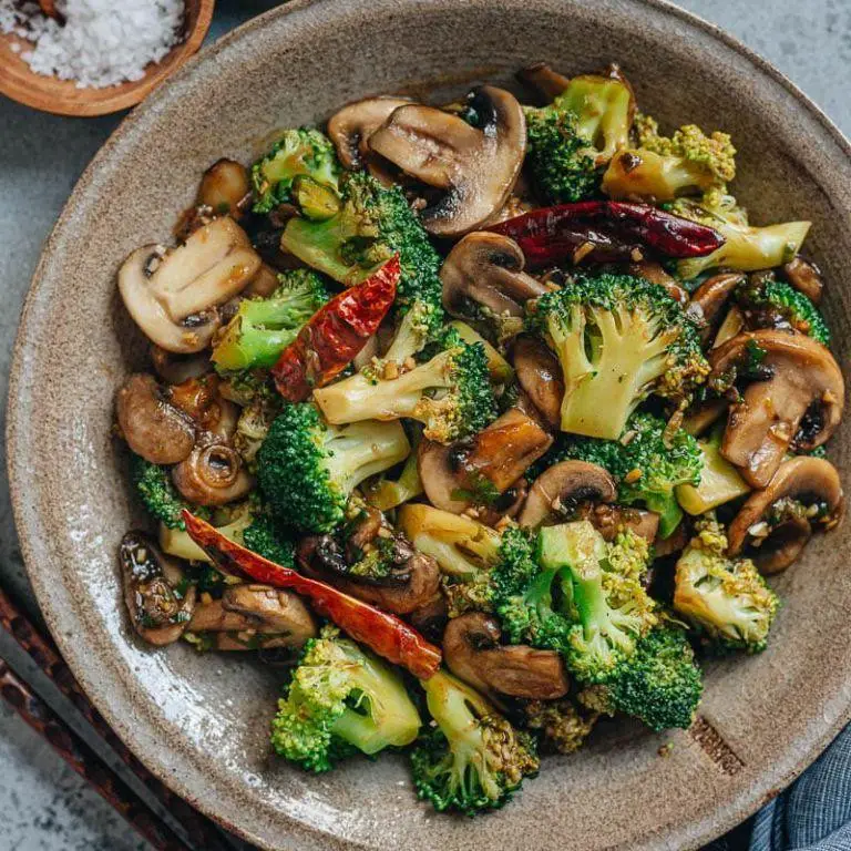 Broccoli and Mushroom Stir Fry