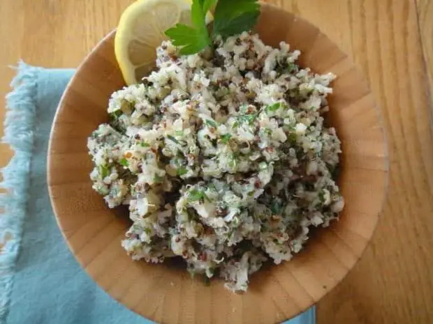 Brown Rice and Quinoa Pilaf with Herbs