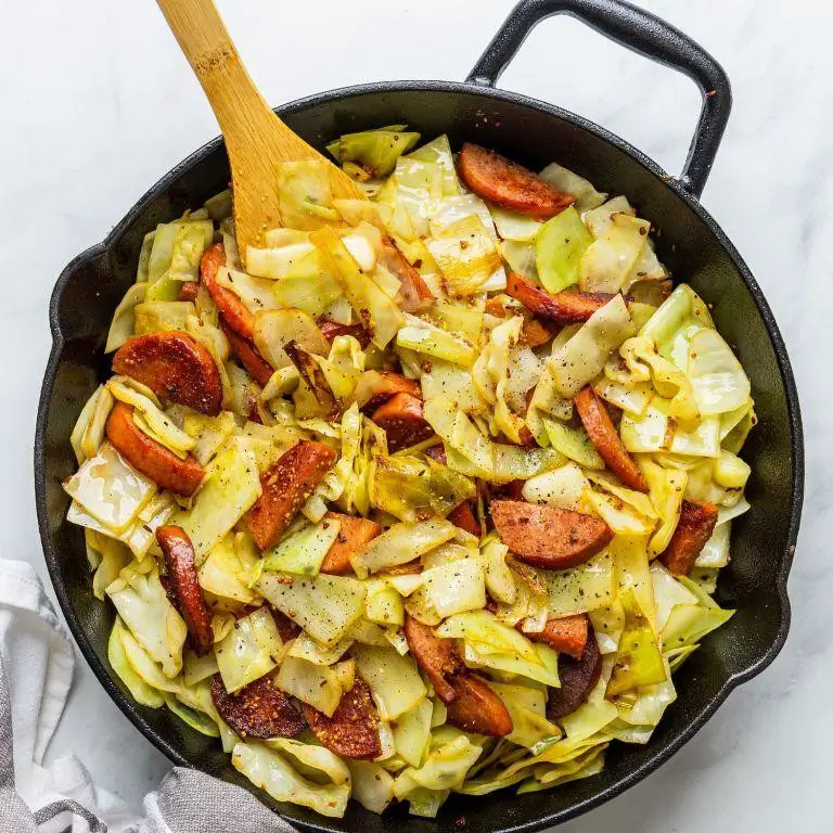 Cabbage and Sausage Skillet