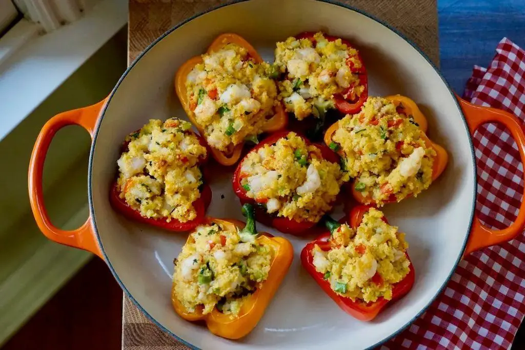 Cajun Shrimp Stuffed Peppers