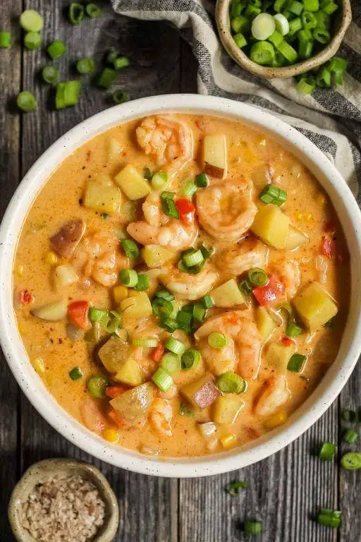 Cajun Shrimp and Corn Chowder