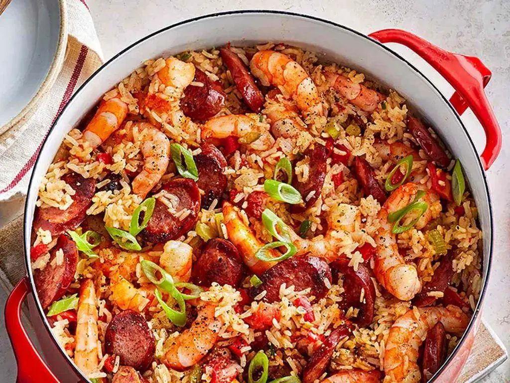 Cajun Shrimp and Sausage Jambalaya