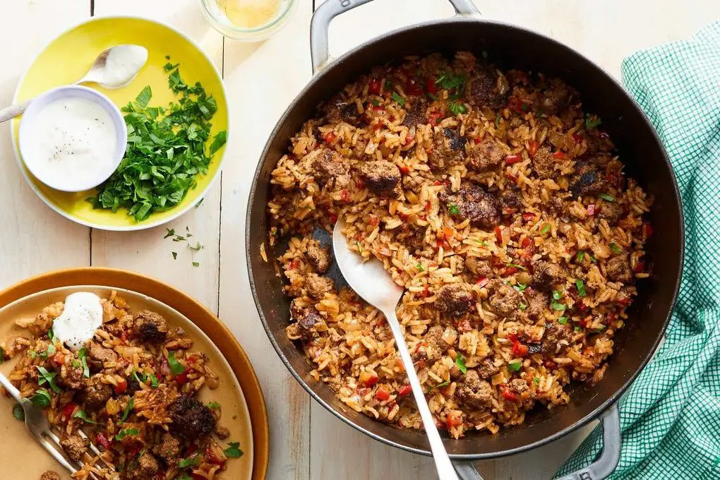 Cajun Style Dirty Rice with Turkey