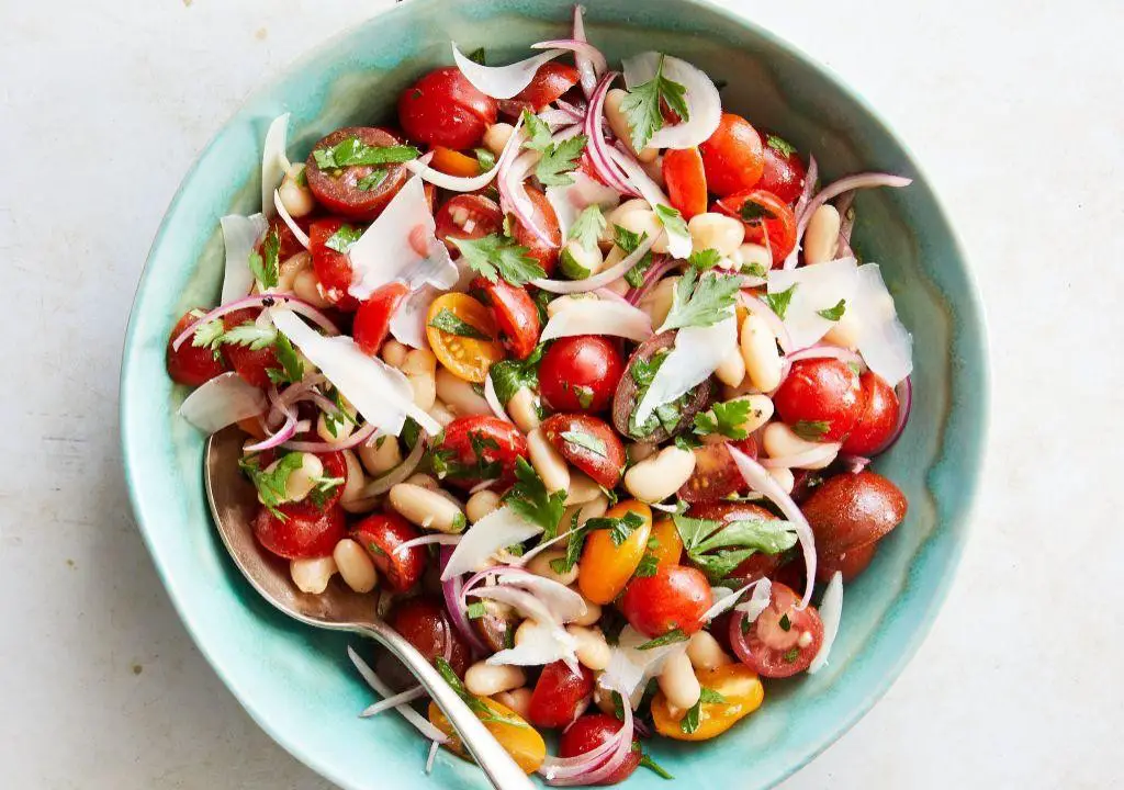 Cannellini Bean and Tomato Salad