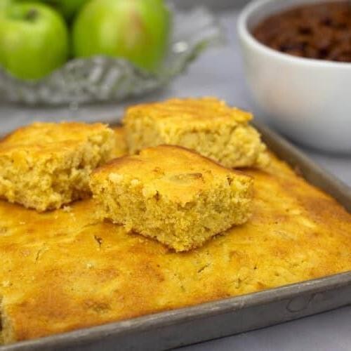 Caramel Apple Mexican Cornbread