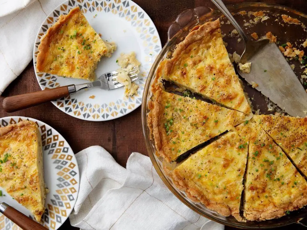 Caramelized Onion and Gruyere Bisquick Quiche
