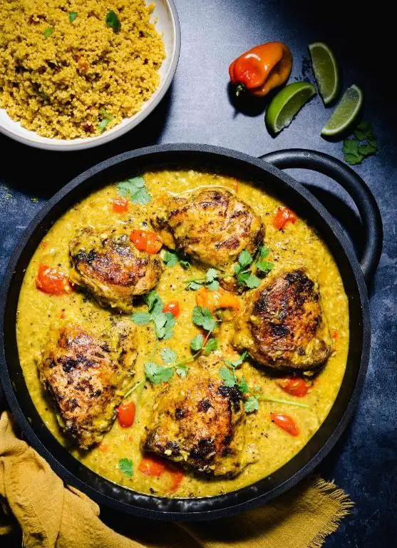 Caribbean Chicken Curry with Coconut Milk