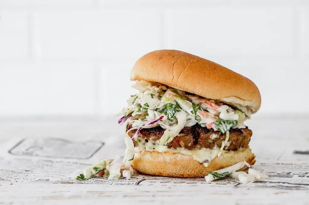 Caribbean Chicken Patties with Spicy Mayo