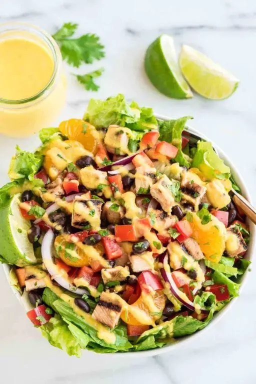Caribbean Chicken Salad with Citrus Dressing