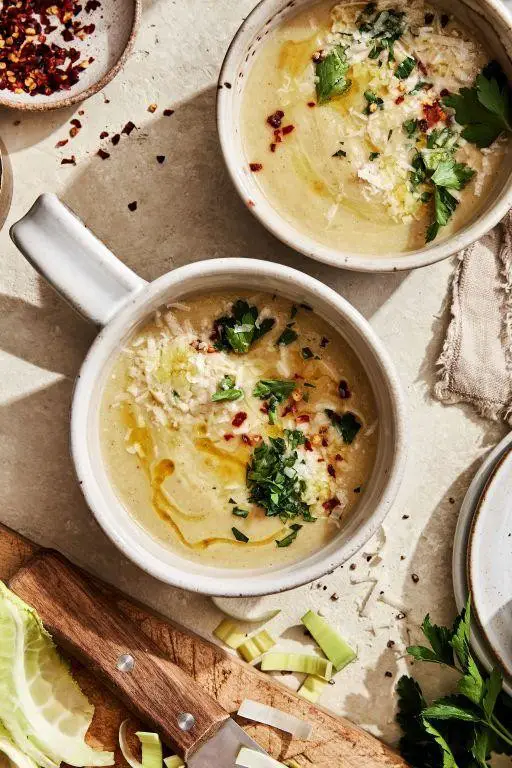 Cauliflower Leek Soup