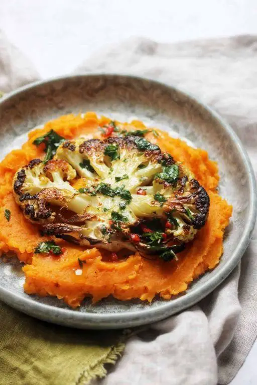 Cauliflower and Sweet Potato Mash