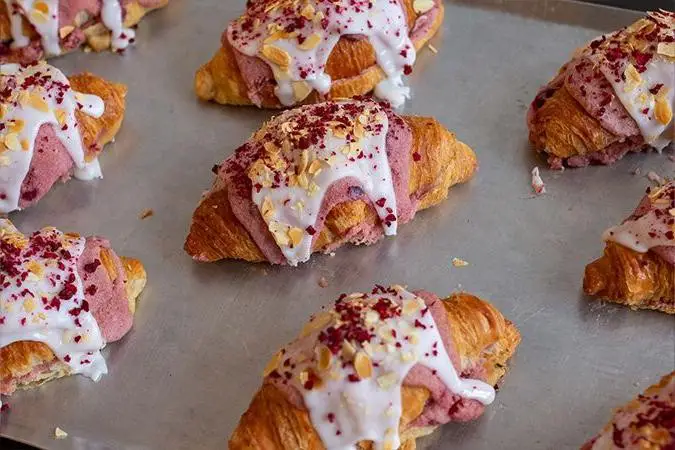 Cherry Almond Croissants