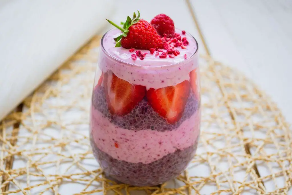 Chia Seed Pudding with Fresh Berries