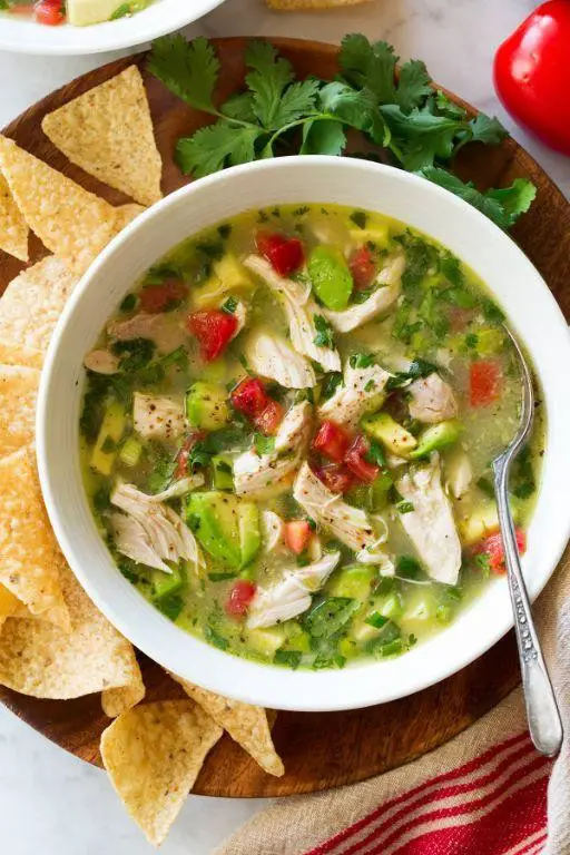Chicken Avocado Lime Soup