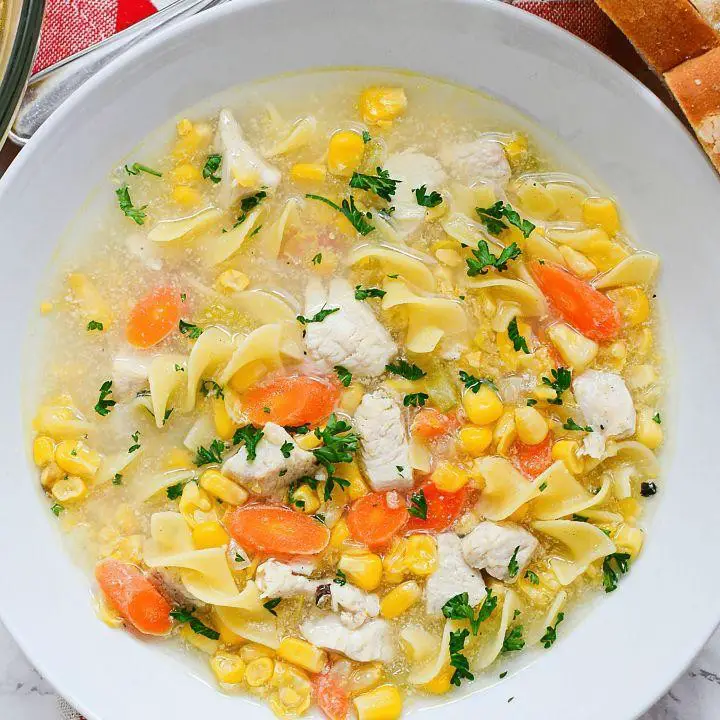 Chicken Corn Noodle Soup