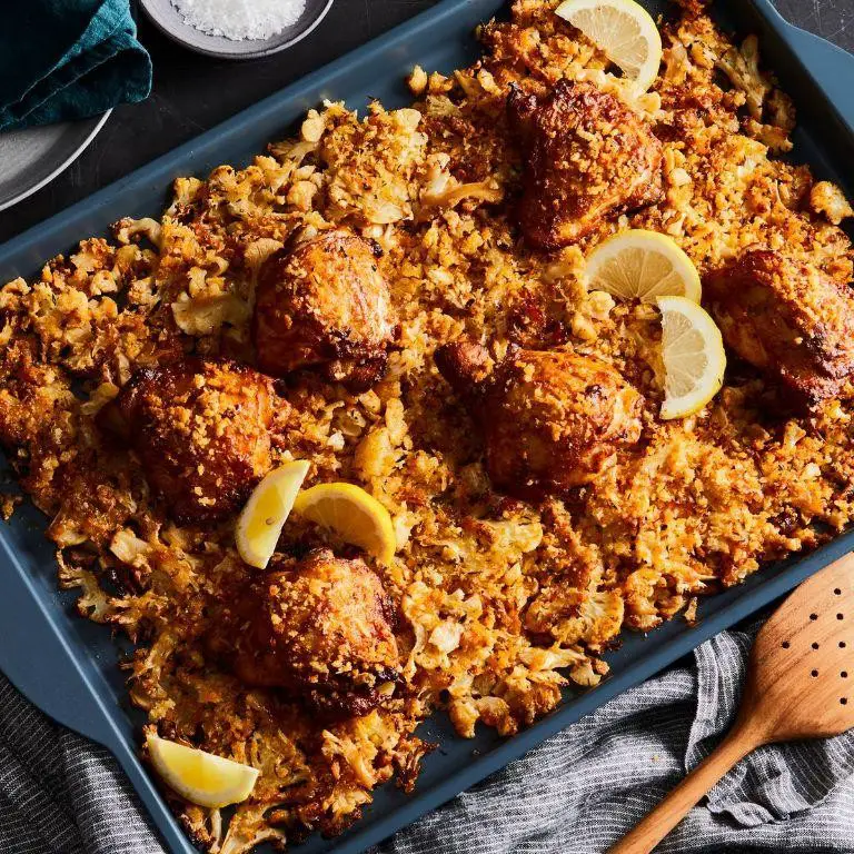 Chicken and Cauliflower Gratin
