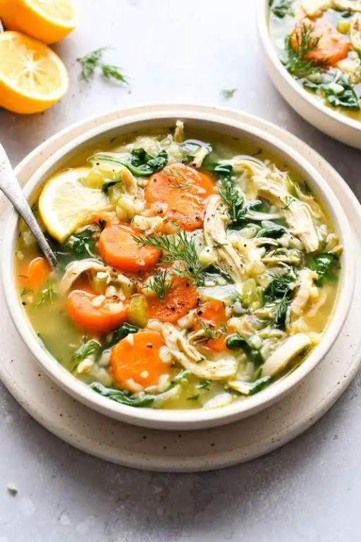 Chicken and Cauliflower Soup