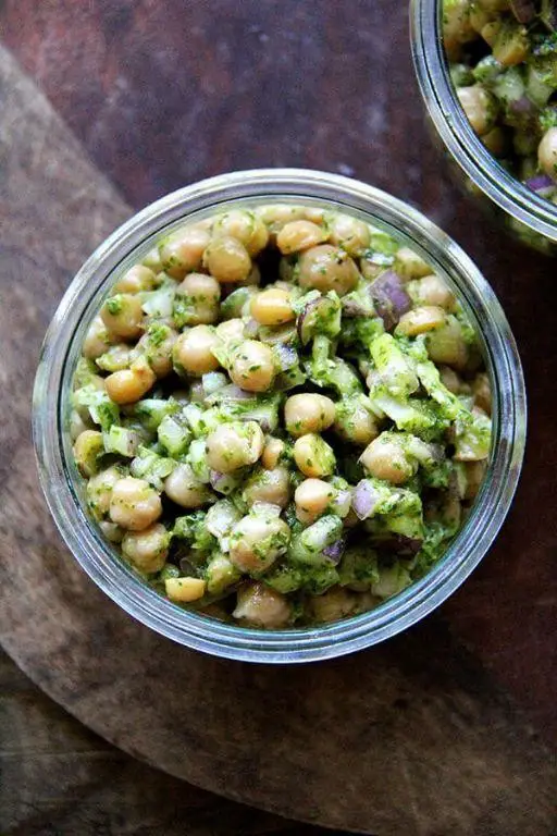 Chickpea Salad with Cilantro and Lime
