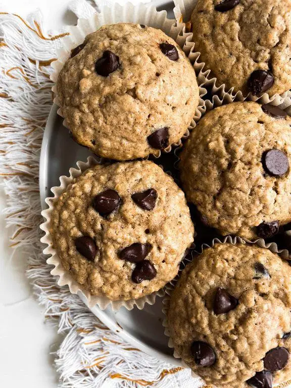 Chocolate Chip Oatmeal Muffins