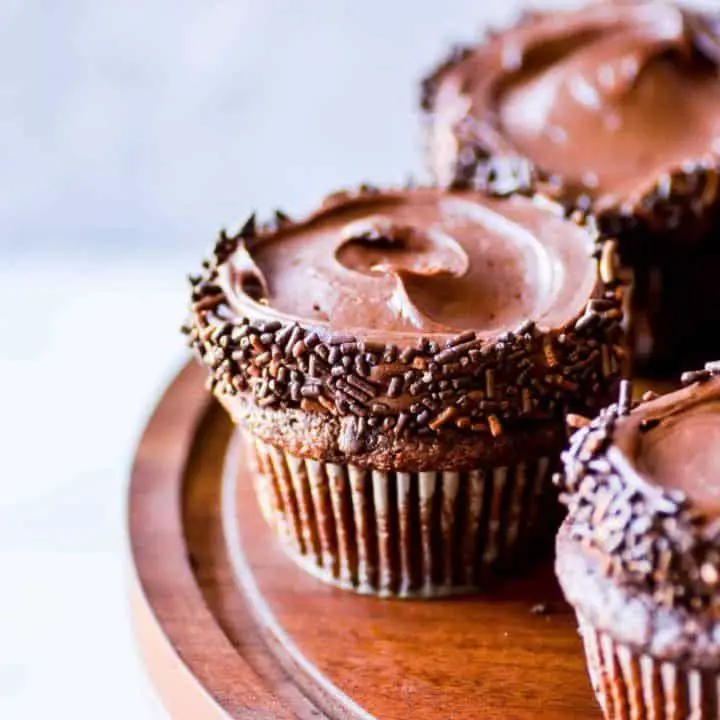 Chocolate Lovers Cupcakes with Ganache