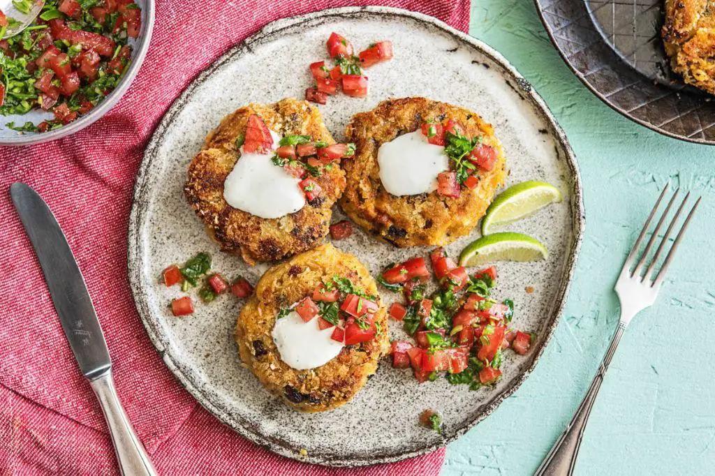 Chorizo and Sweet Potato Burgers with Lime Crema