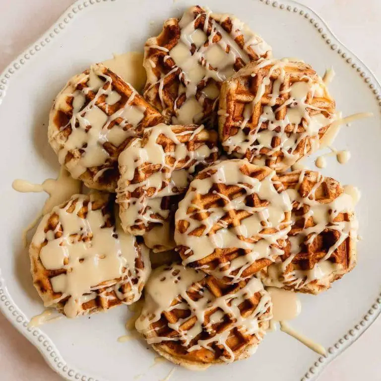 Cinnamon Roll Waffles