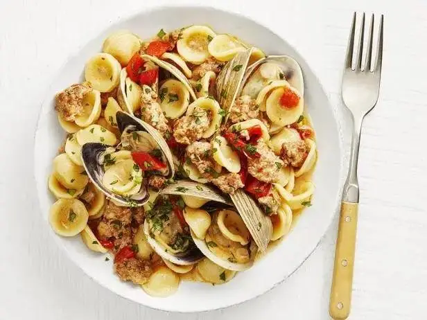 Clam Sauce with Sausage and Bell Peppers