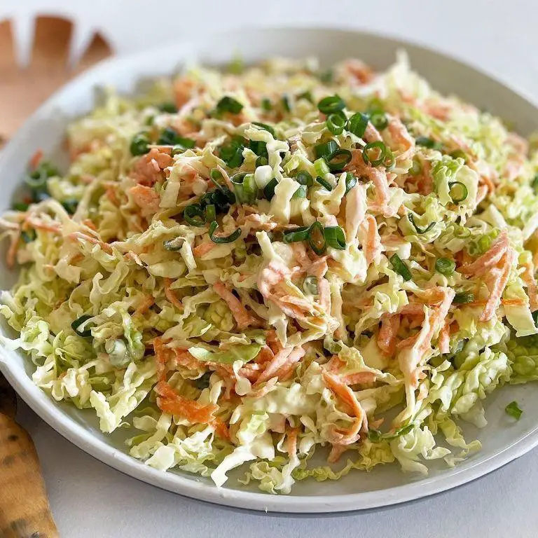 Classic Coleslaw with Creamy Dressing