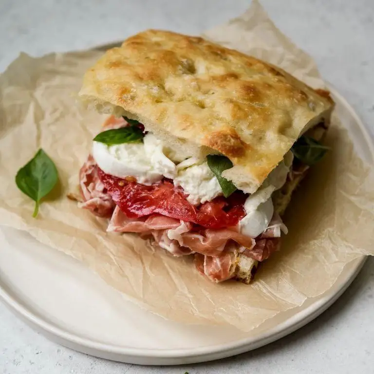 Classic Italian Panini with Prosciutto and Mozzarella