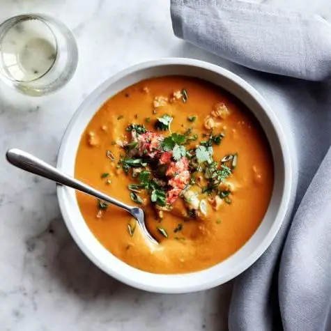 Coconut Milk Lobster Bisque