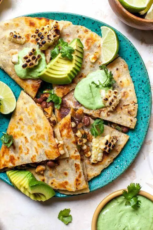 Cotija Cheese and Avocado Quesadillas