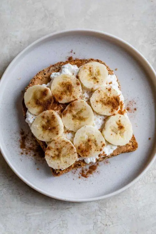 Cottage Cheese and Almond Butter Toast