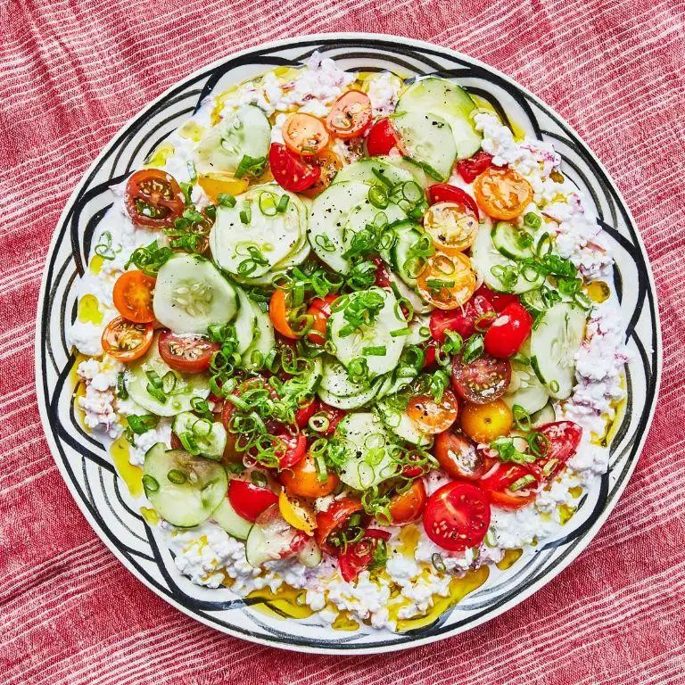Cottage Cheese and Cucumber Salad