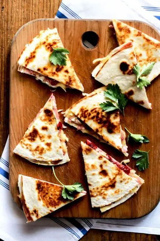 Cranberry and Turkey Quesadillas