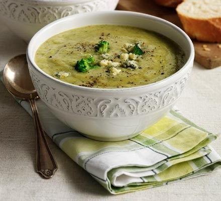 Creamy Broccoli and Stilton Soup