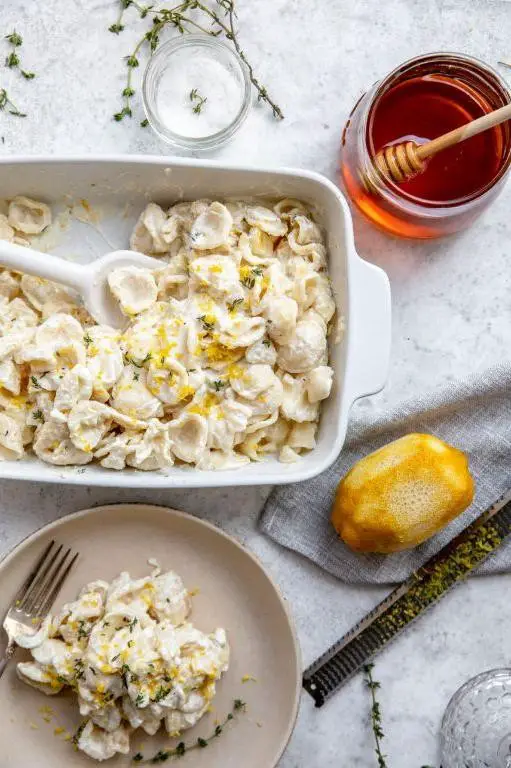 Creamy Honey Goat Cheese Pasta