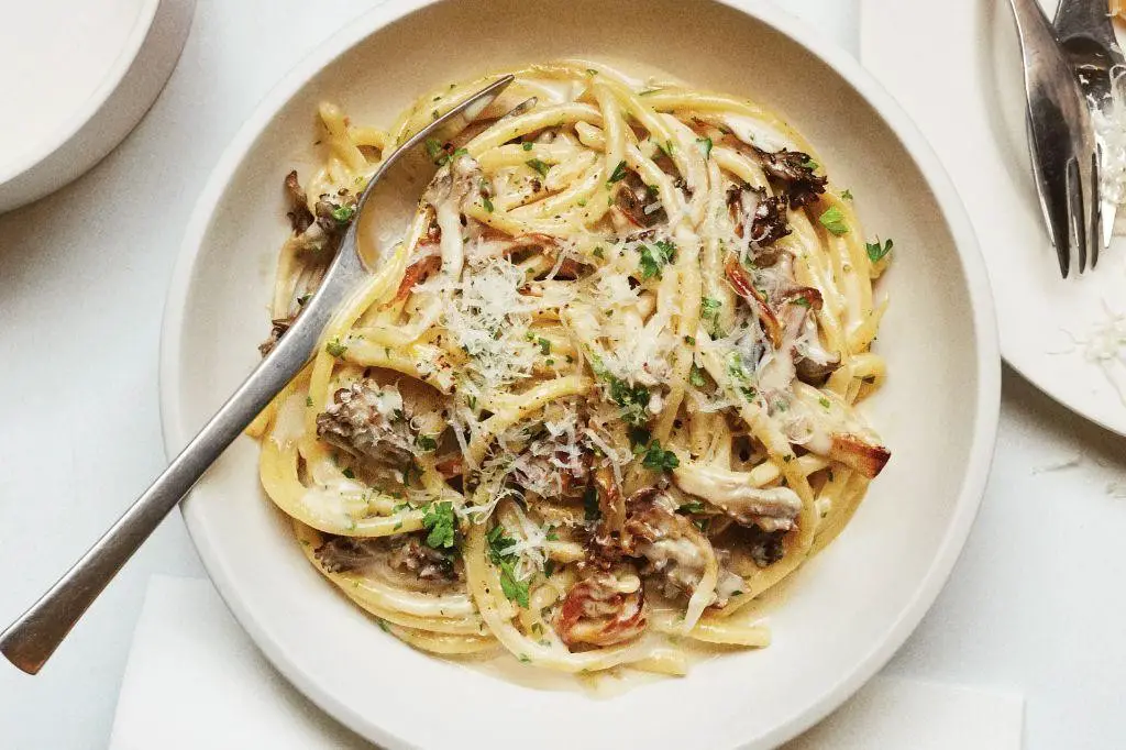Creamy Mixed Mushroom Pasta