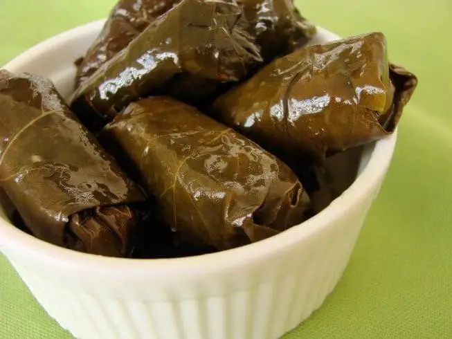 Crock Pot Mediterranean Stuffed Grape Leaves (Dolmas)